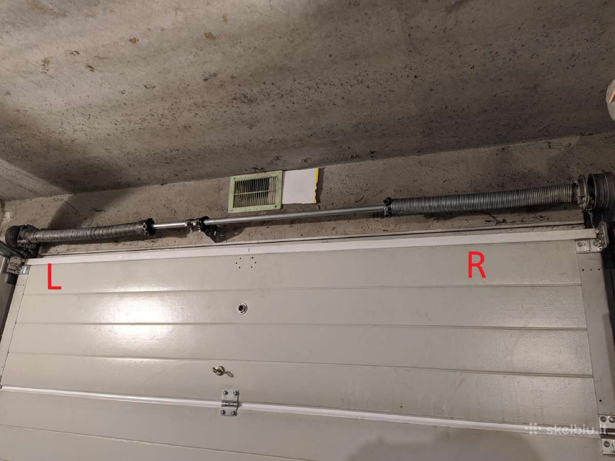 Spyruoklės garažo vartams R703, L703, R704, L704 - nuotraukos Nr. 5