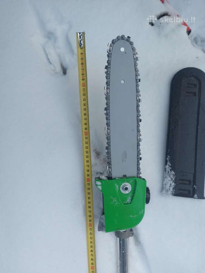 Naujas trimerio antgalis – grandininis pjūklas - nuotraukos Nr. 4
