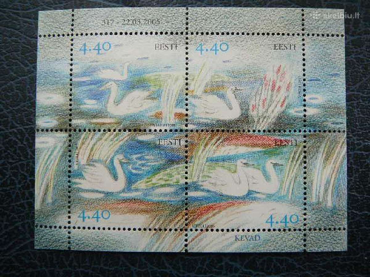 Pauksciai Estija 2005 svarus es509bs
