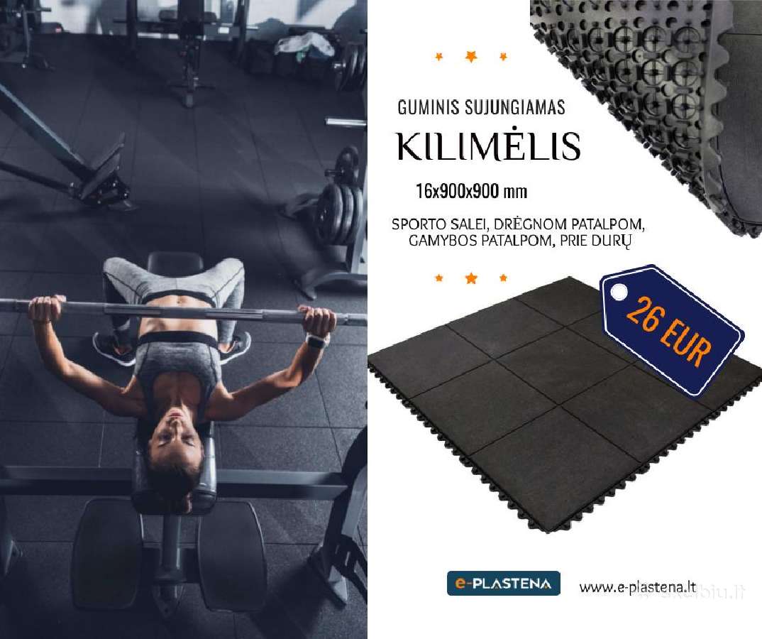 Guminis sujungiamas kilimėlis