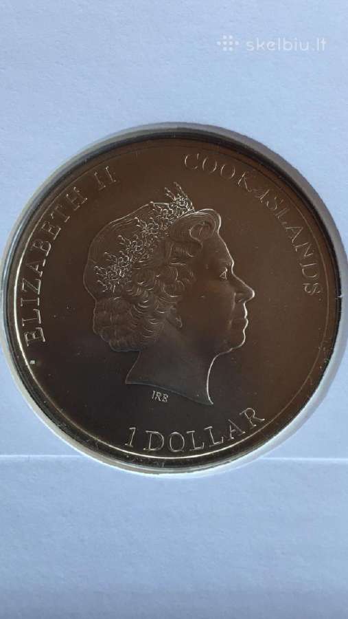 Moneta Cook isl. 2010m. 1 dollar, cu-ni - nuotraukos Nr. 2