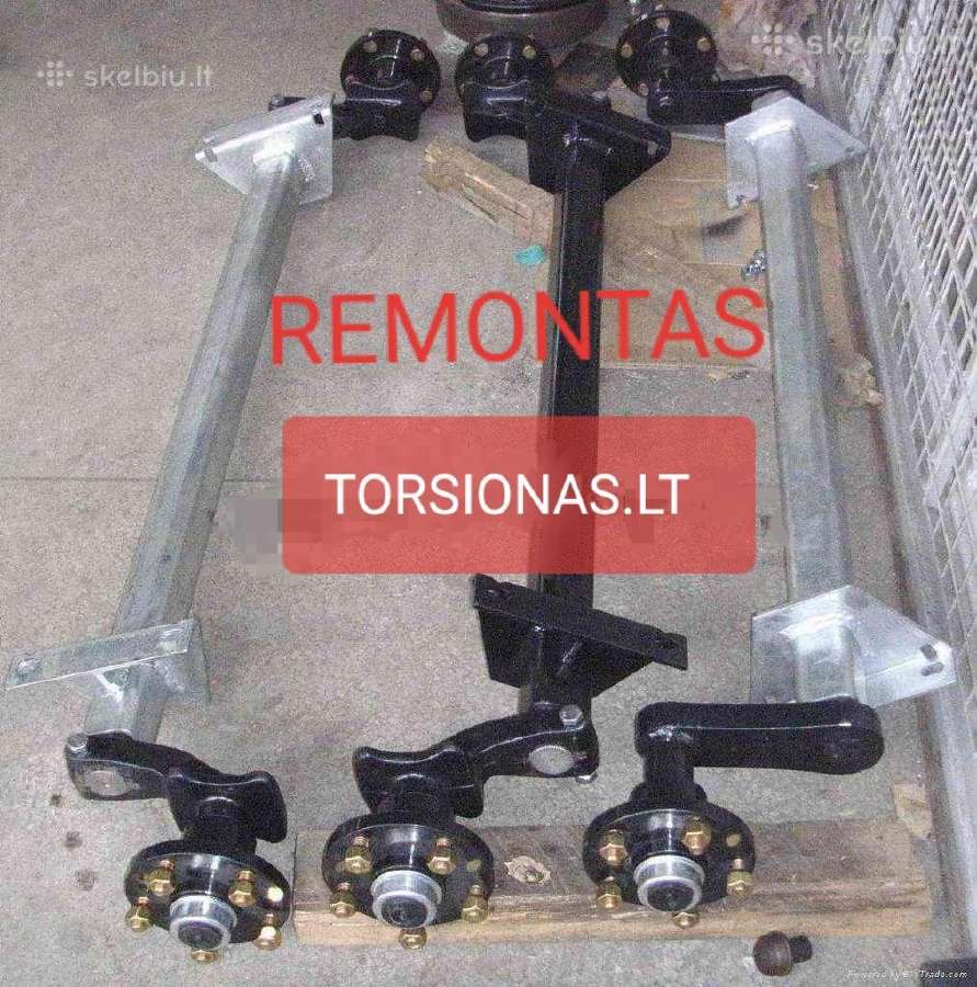 Torsionines Priekabu asys
