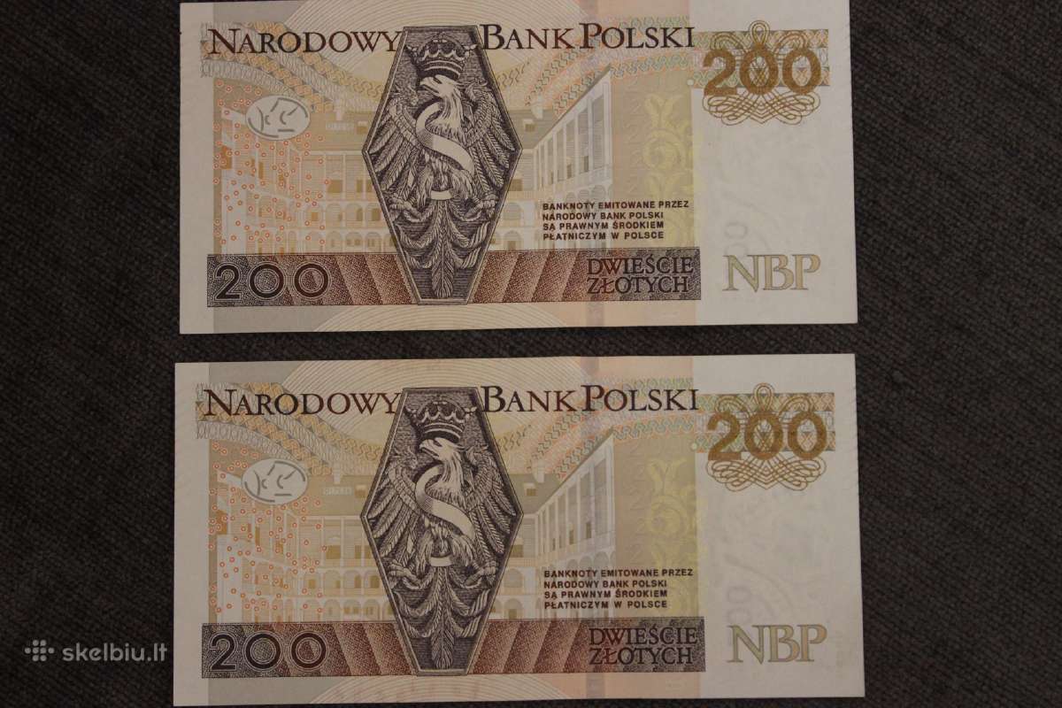 Lenkija 200 zlotų 2015. Liko tik vienas - nuotraukos Nr. 2