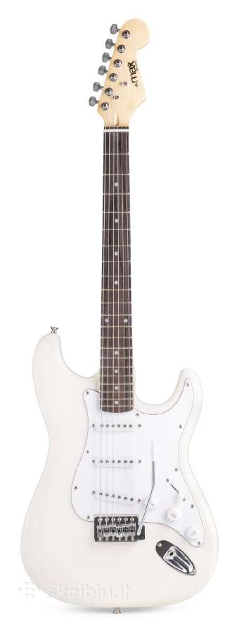 Max Gigkit elektrinės gitaros rinkinys balta - nuotraukos Nr. 2