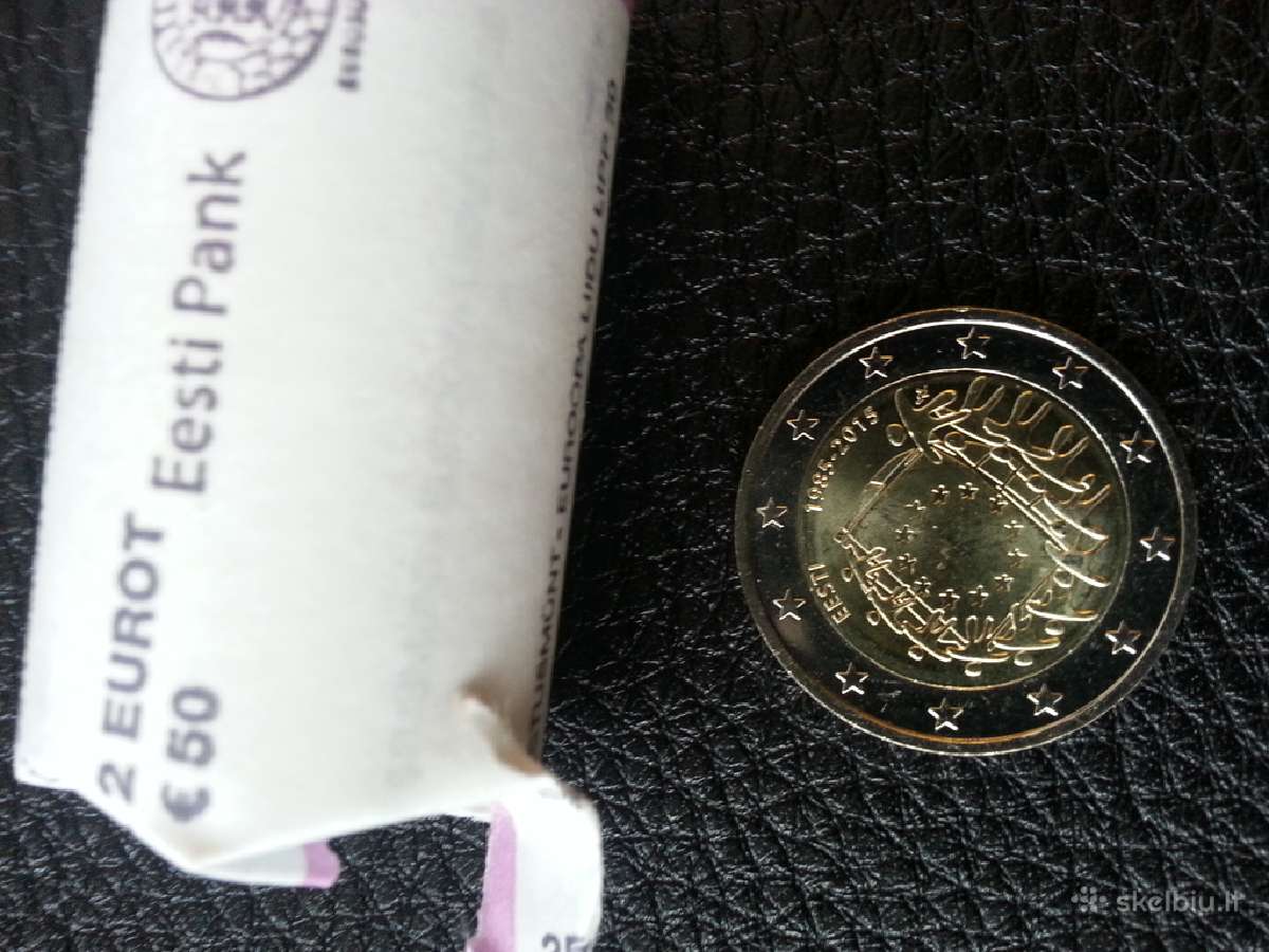Estija, 2015 m. 2 Eur Es vėliavos 30-čiui - nuotraukos Nr. 2