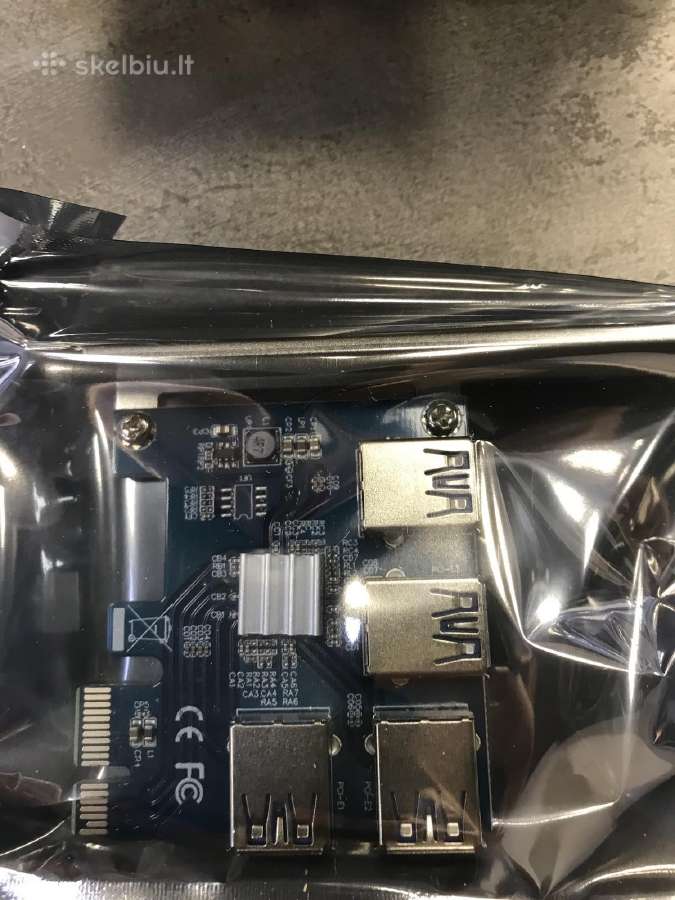 Mining Rig Kabeliai, Priedai, Pcie kabeliai, Psu - nuotraukos Nr. 13