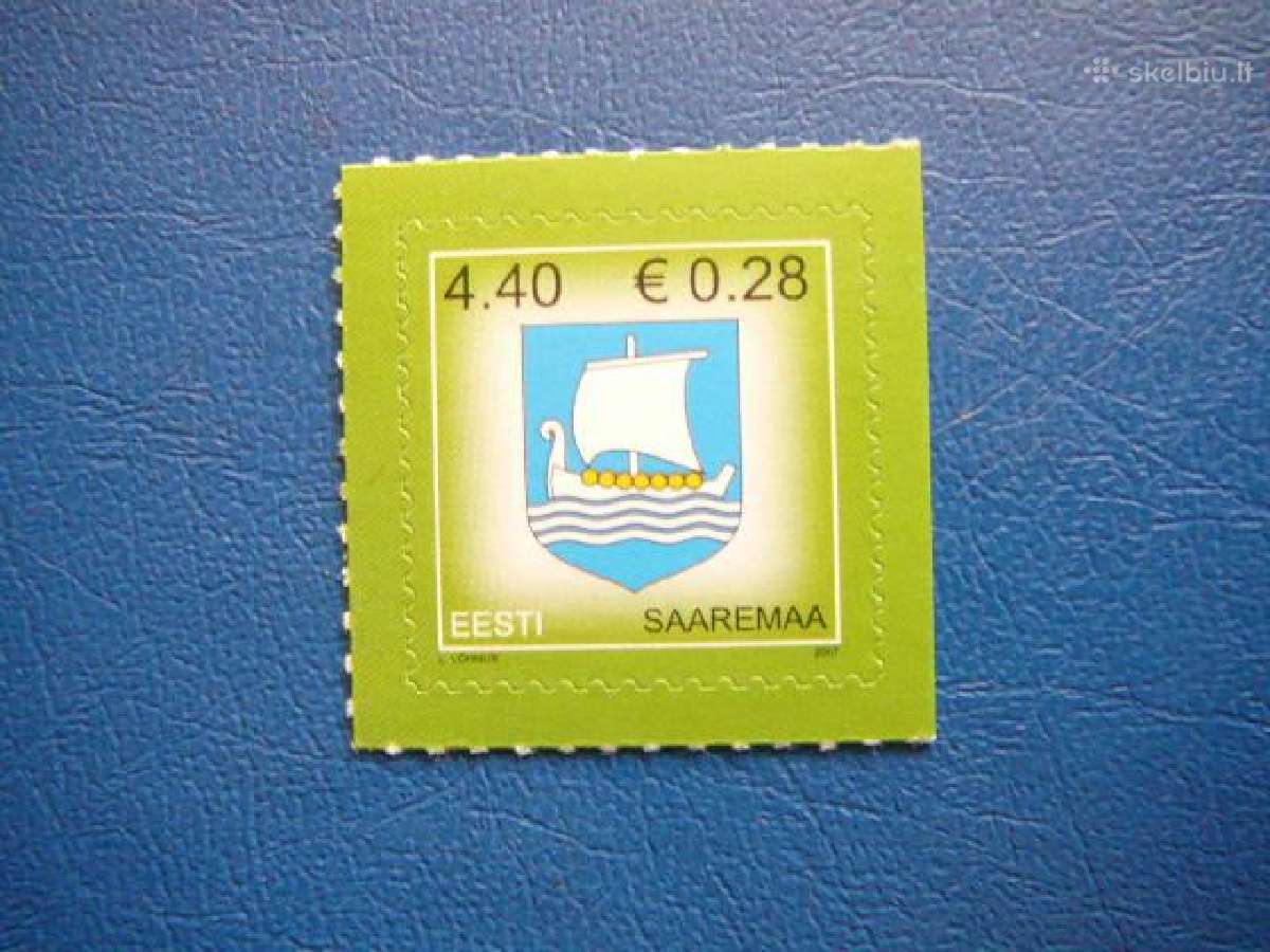 Standartai Herbai Estija 2007 svarus es575s