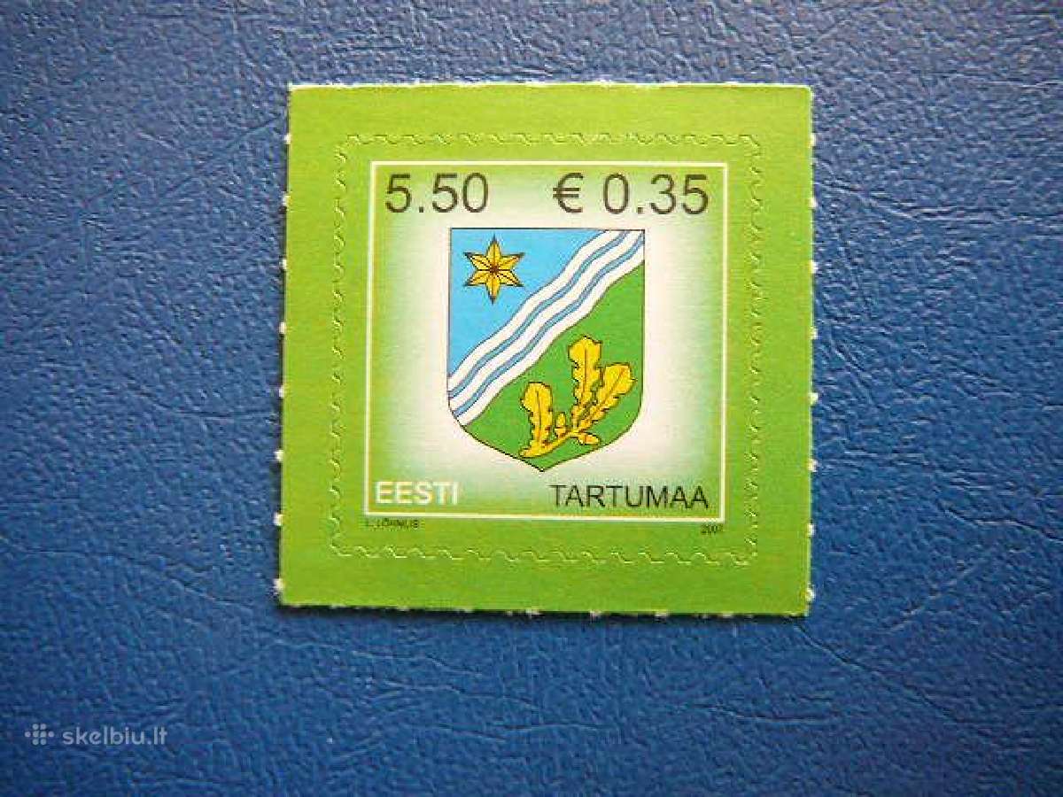 Standartai Herbai Estija 2007 svarus es590s