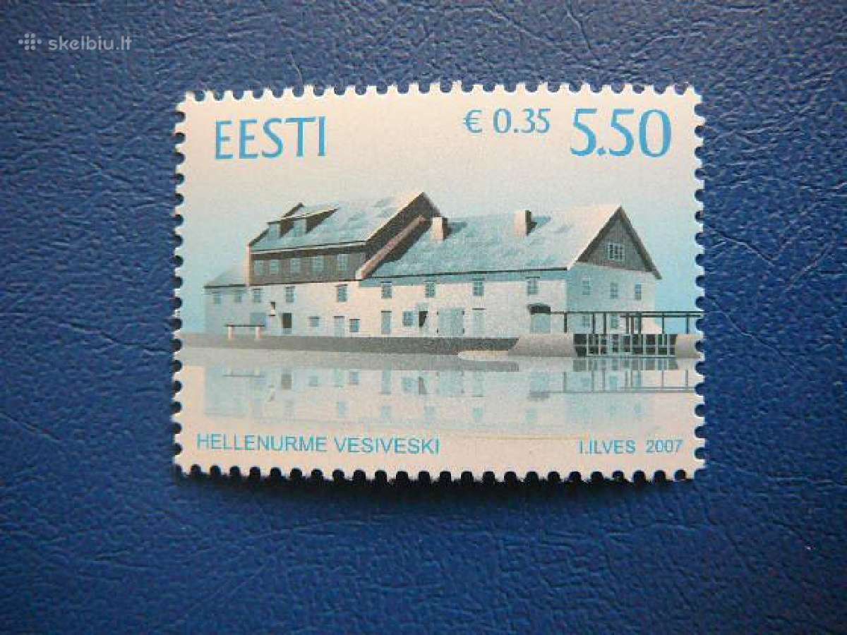 Vandens malunas Estija 2007 svarus es592s