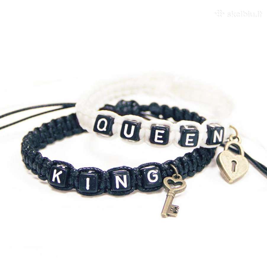 Apyrankės porai King Queen Her One His Only - nuotraukos Nr. 23