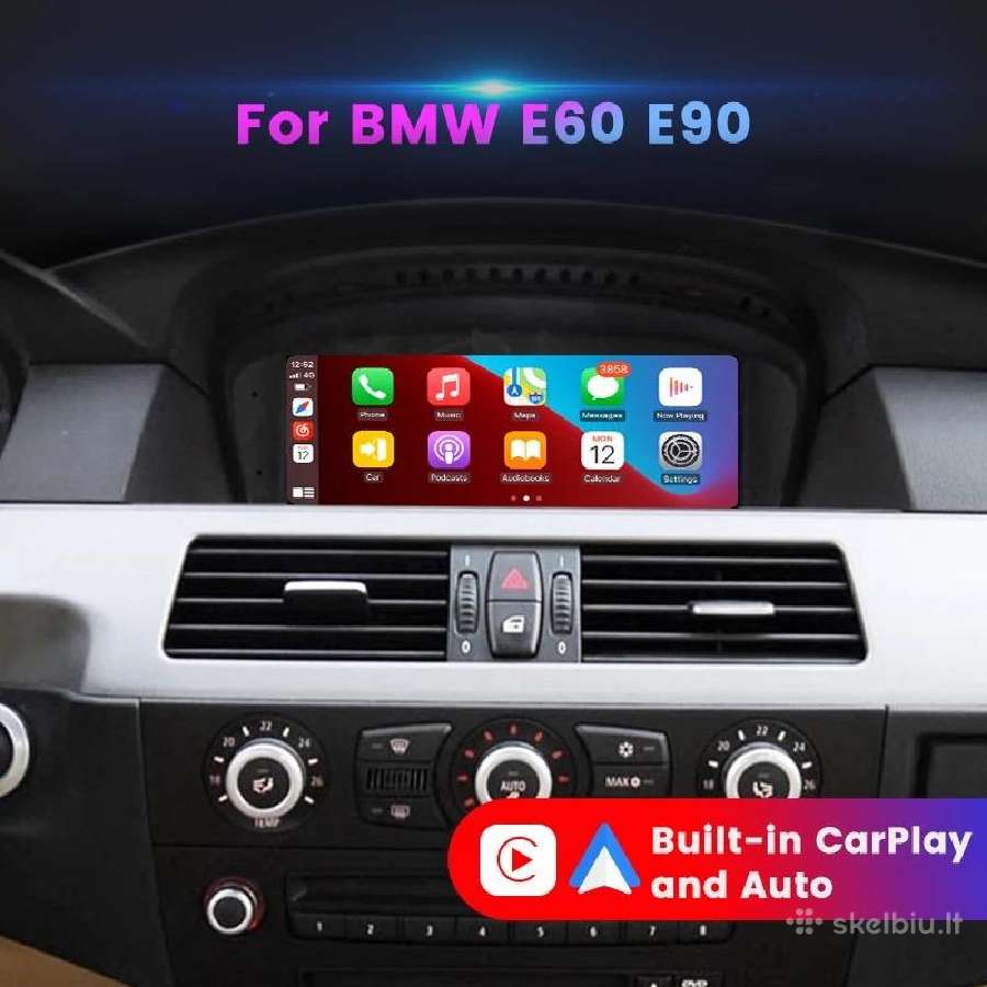 Bmw E60 E61 E90 Carplay Androidauto Multimedija - nuotraukos Nr. 3