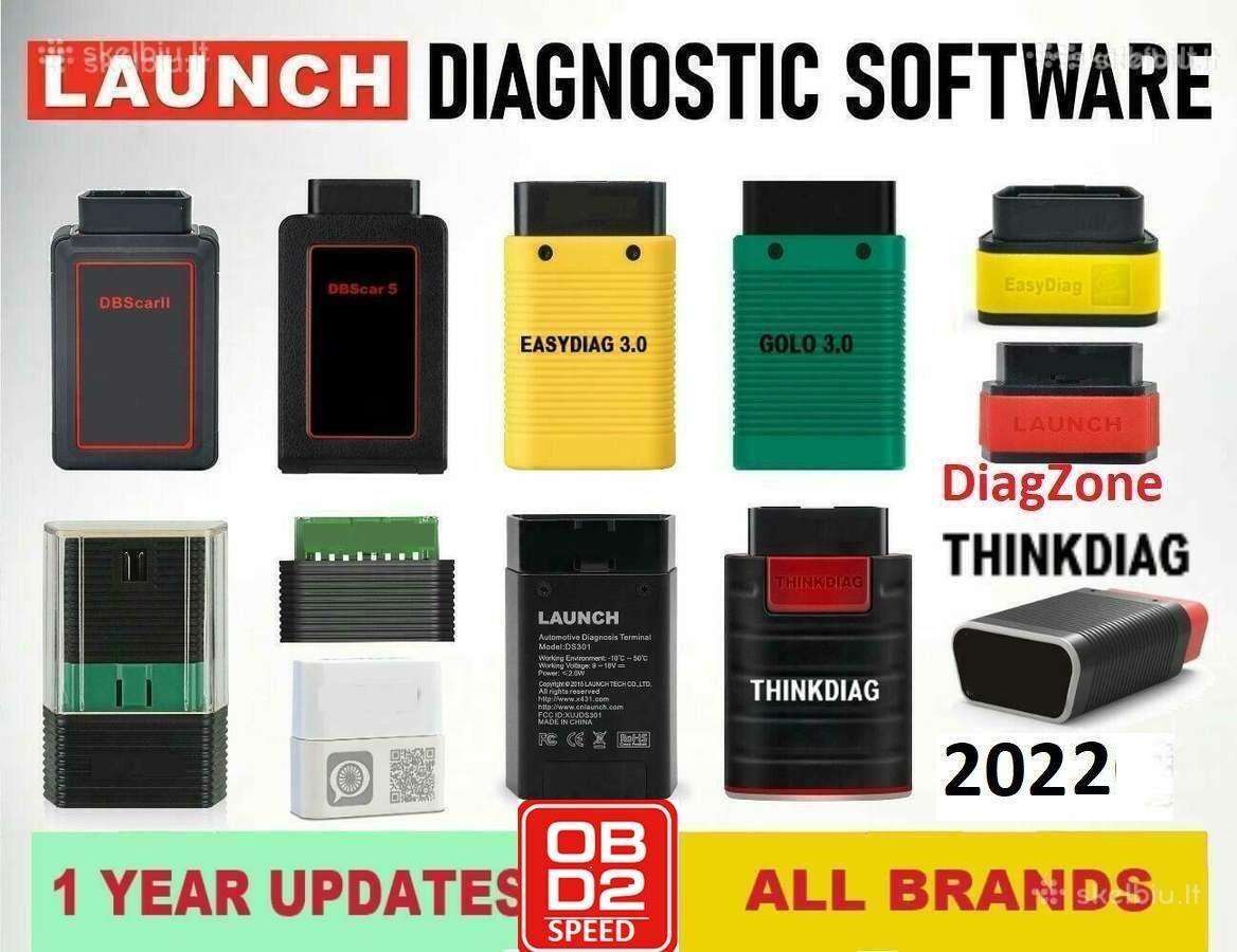 Launch X431 Easydiag 4.0 Thinkdiag 4.0 Golo 4.0 Skelbiu.lt