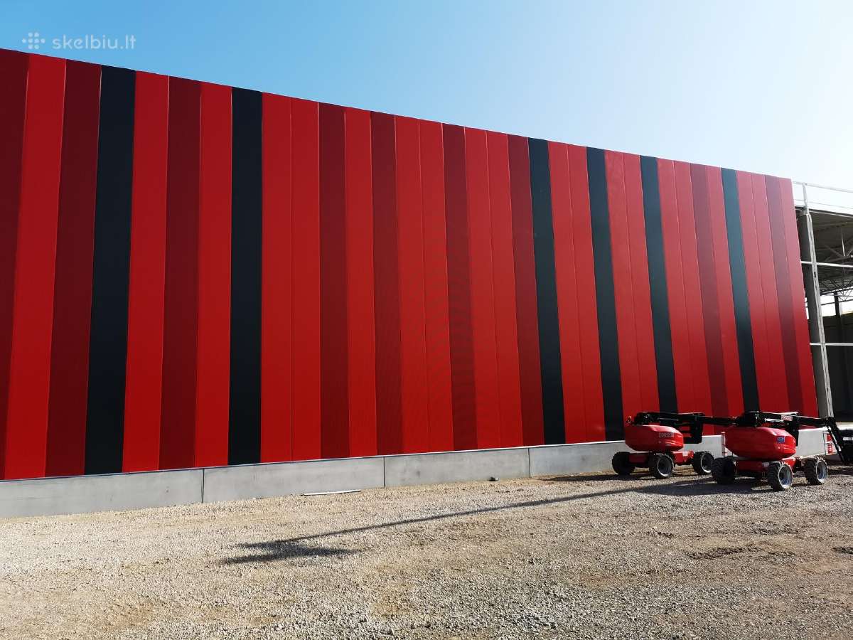 Angarų statyba - Metalo konstrukcijos, sandėliai