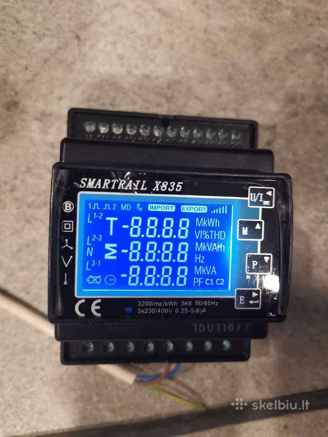 Daugiafunkcinis elektros galios matuoklis Smart - nuotraukos Nr. 2