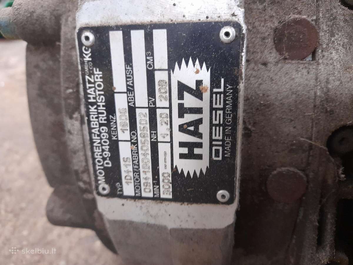 Hatz variklis dalimis
