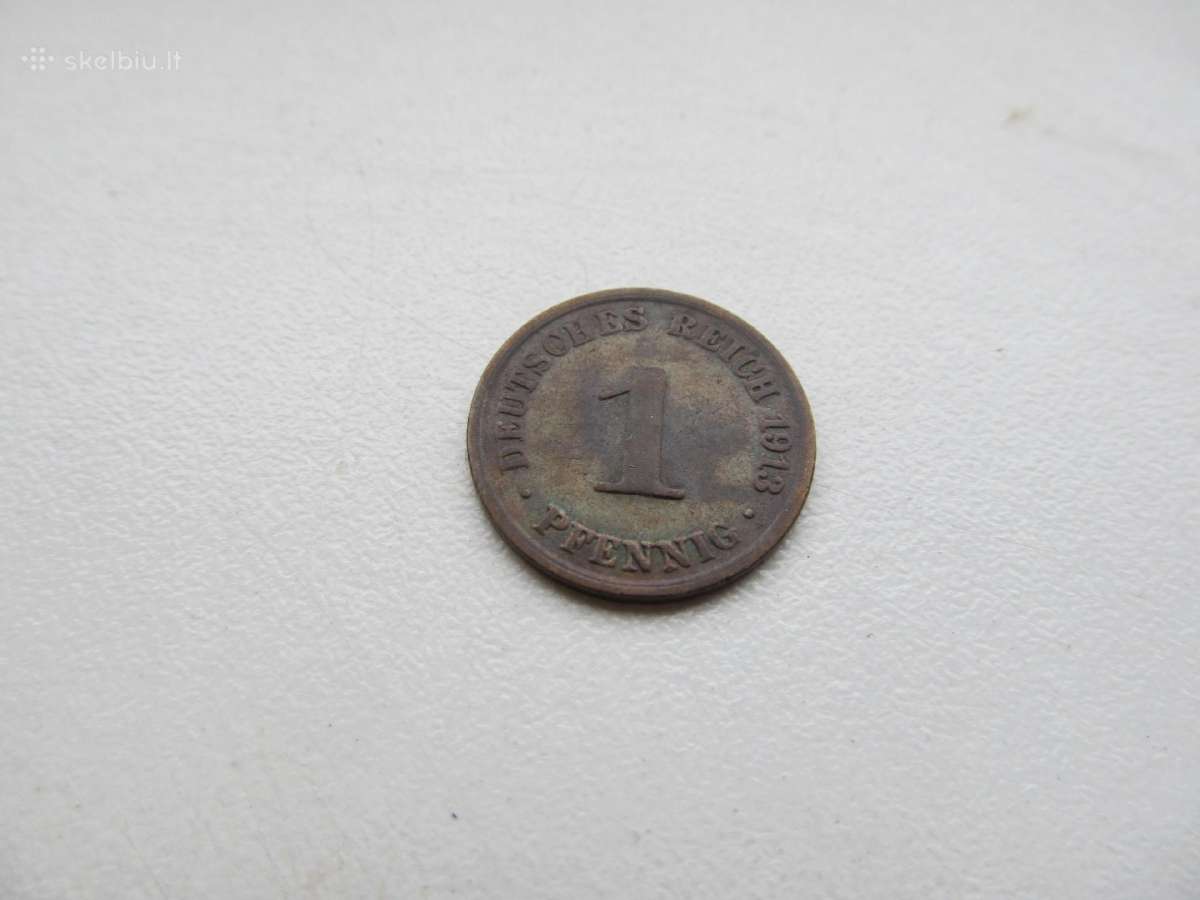 1 pfennig , Vokietija , 1913