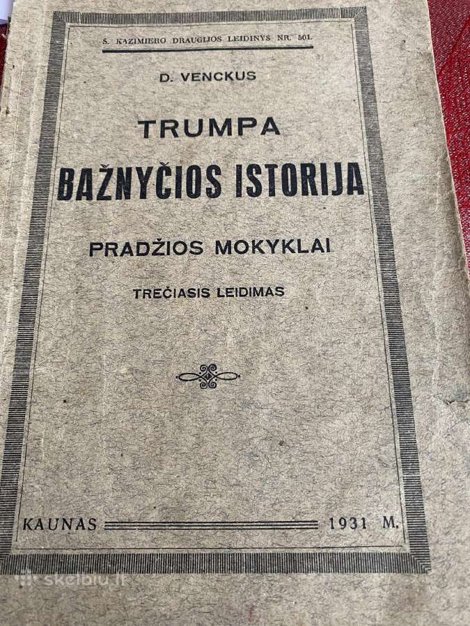 Knyga Baznycios istorija