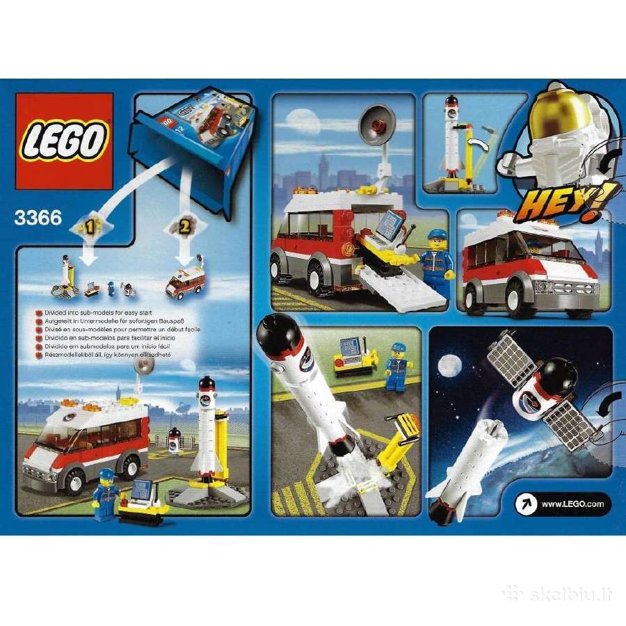 Parduodamas Lego City 3366 Satellite Launch Pad - nuotraukos Nr. 2