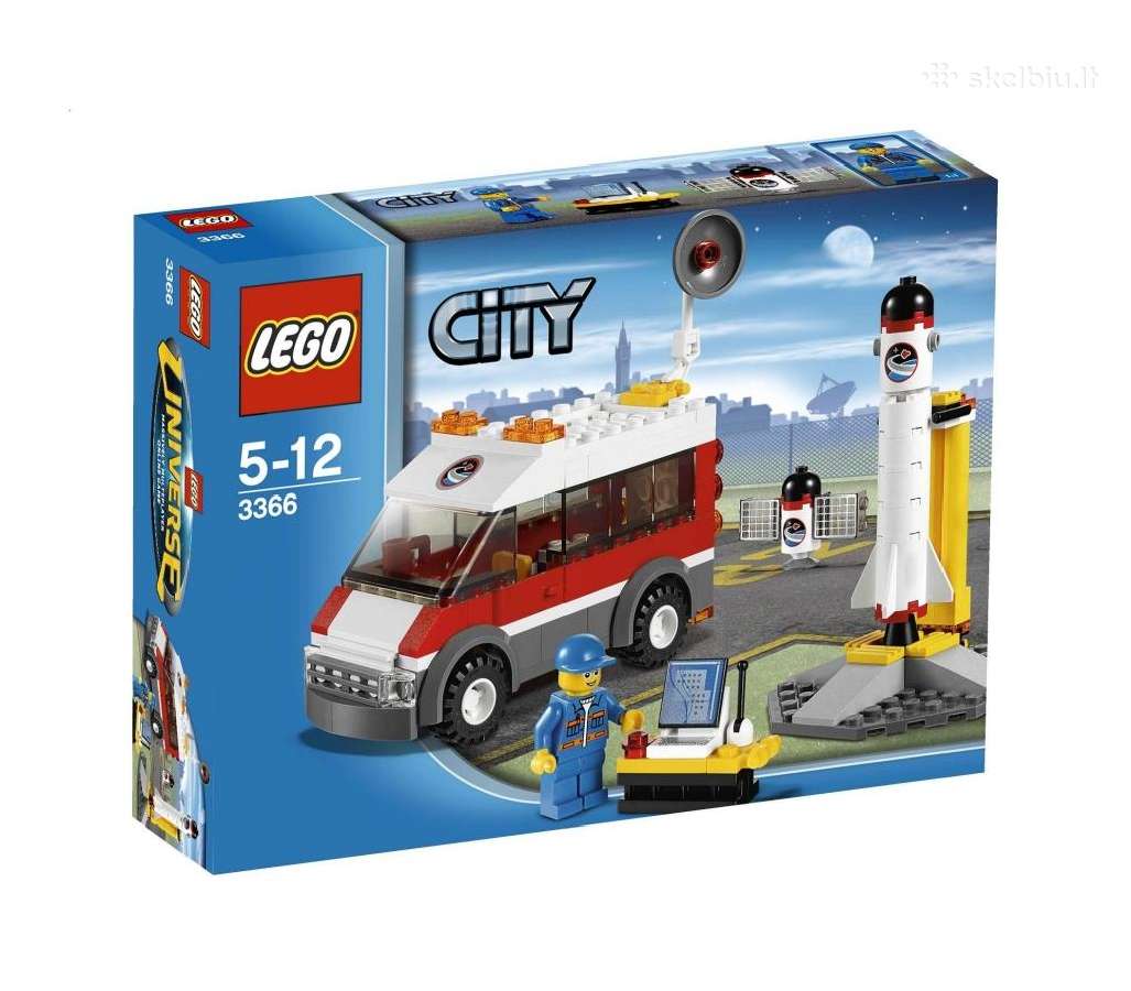 Parduodamas Lego City 3366 Satellite Launch Pad