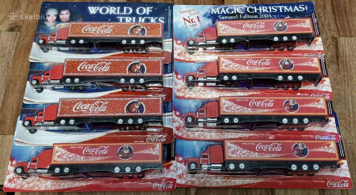 Coca Cola kolekciniai sunkvežimiai kolekcija - nuotraukos Nr. 5