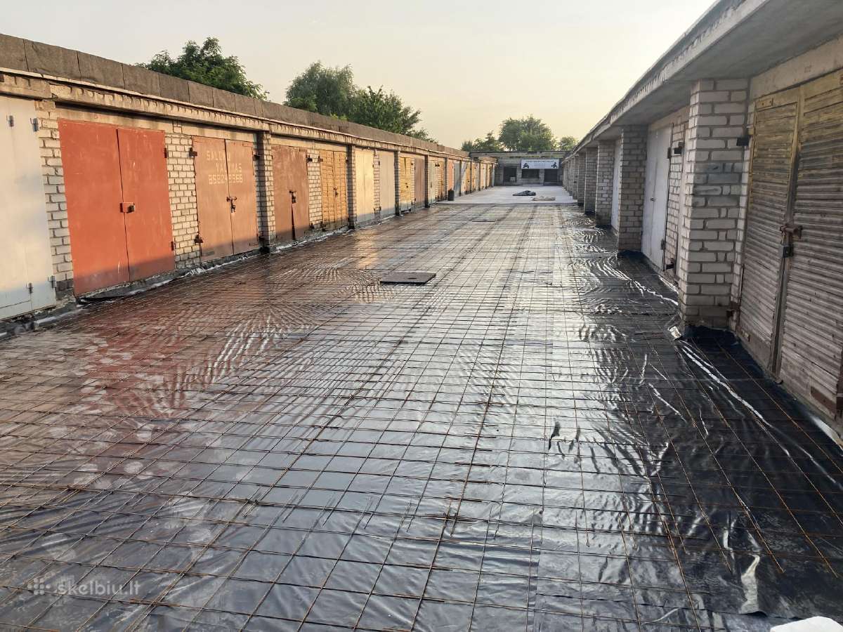 Monolitinės perdangos betonavimas, liejimas - nuotraukos Nr. 12