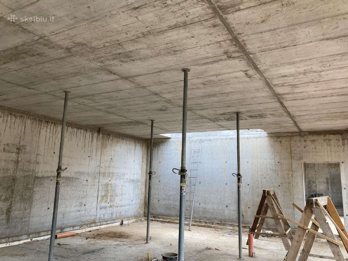 Monolitinės perdangos betonavimas, liejimas - nuotraukos Nr. 19