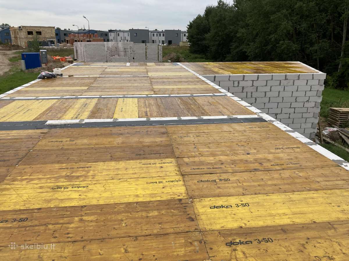 Monolitinės perdangos betonavimas, liejimas - nuotraukos Nr. 22