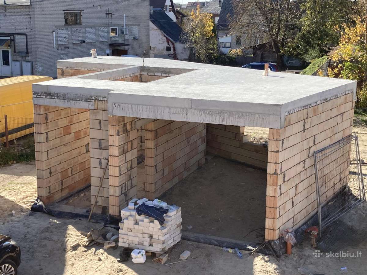 Monolitinės perdangos betonavimas, liejimas - nuotraukos Nr. 29