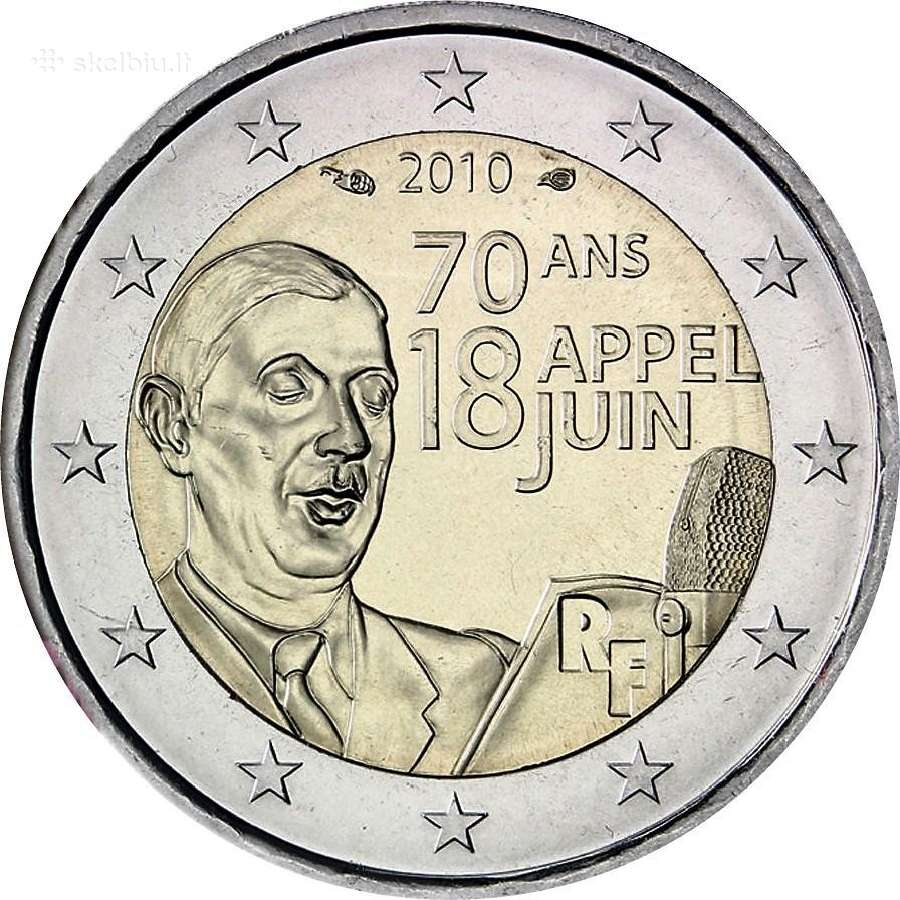 Prancūzijos proginės euro monetos - nuotraukos Nr. 35