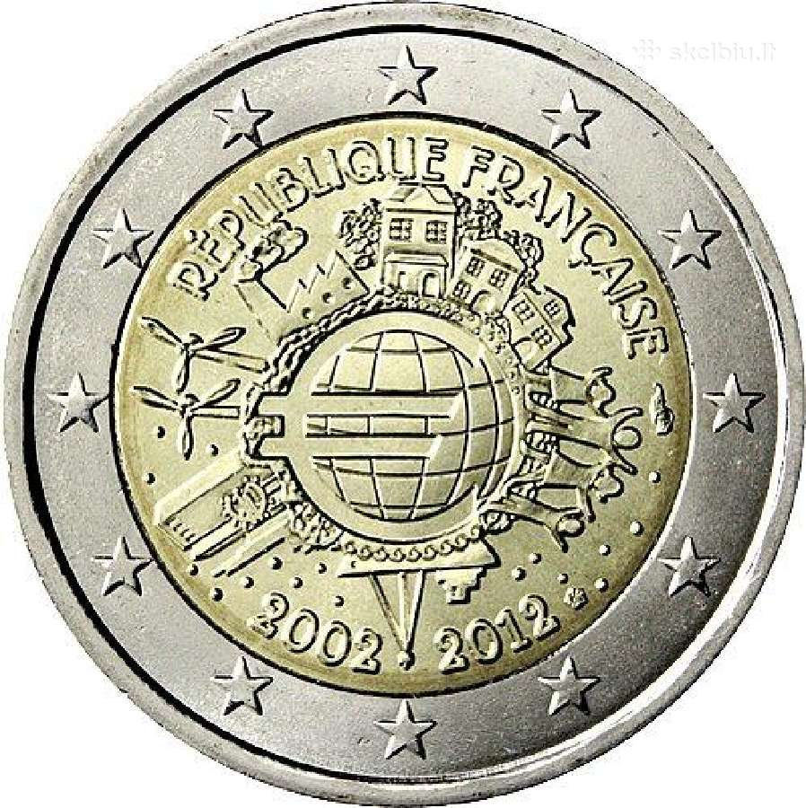 Prancūzijos proginės euro monetos - nuotraukos Nr. 33