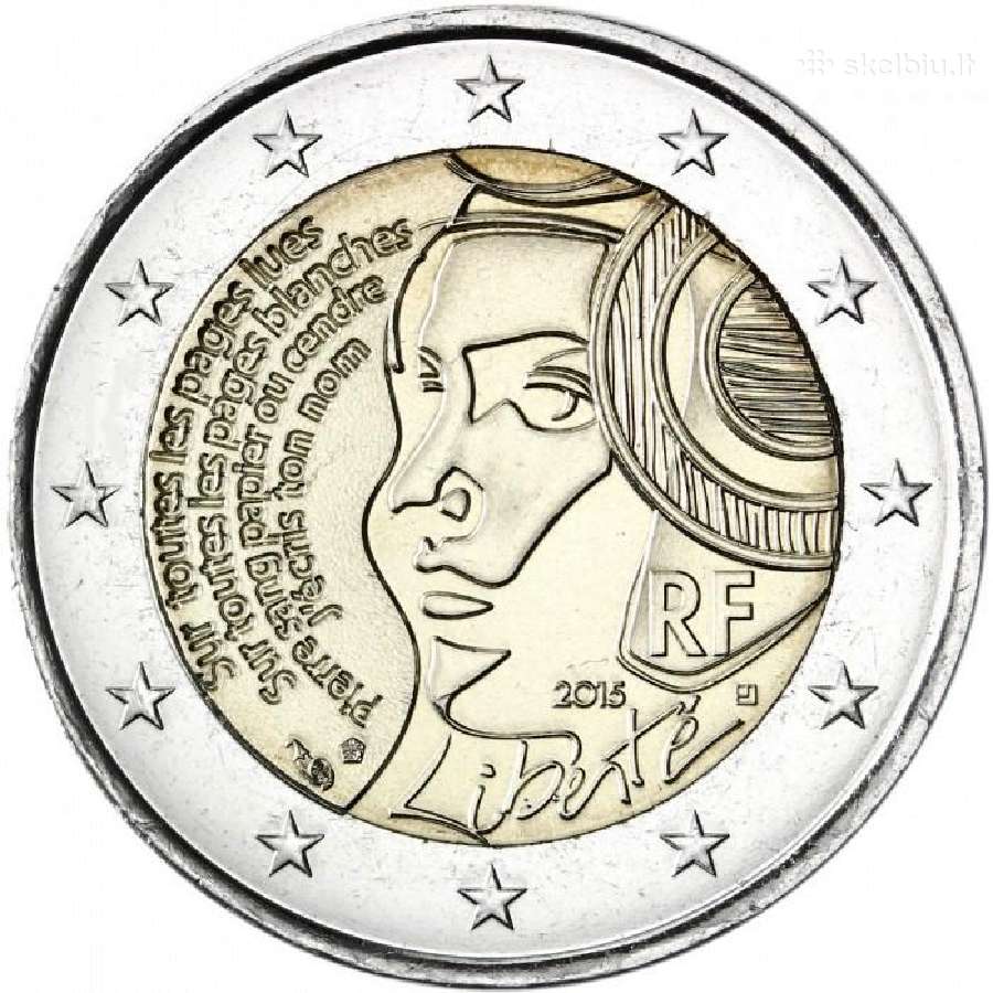 Prancūzijos proginės euro monetos - nuotraukos Nr. 27