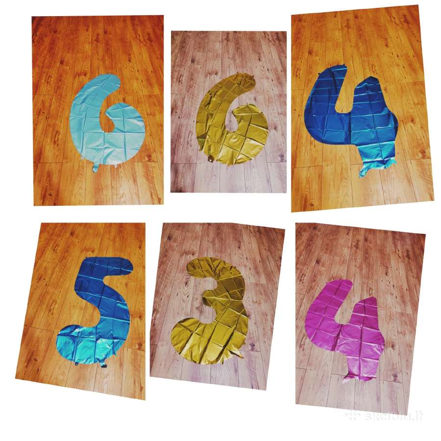 Balionai skaičiai ~100 cm