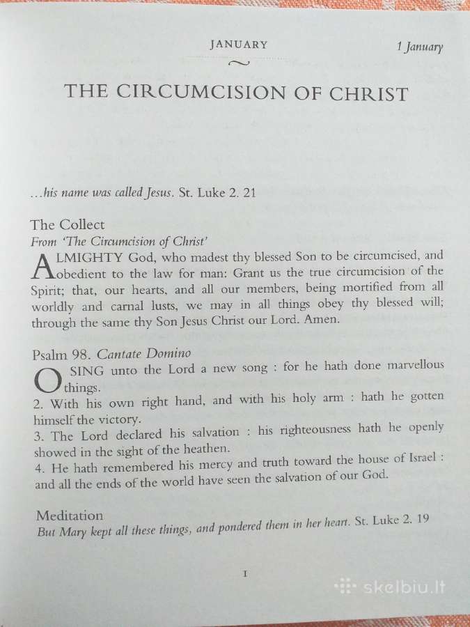 The Daily Book of Common Prayer.anglikonų maldynas - nuotraukos Nr. 2