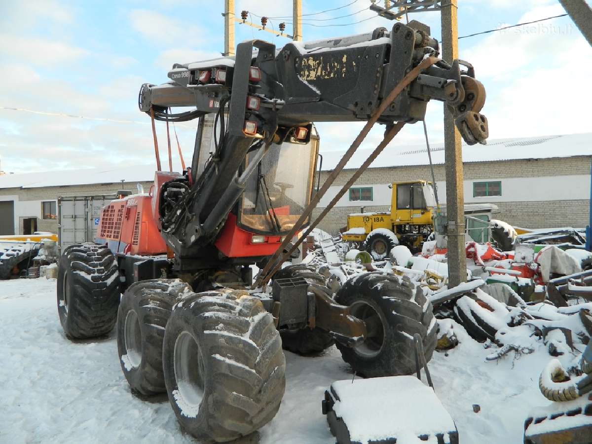 Harvesteris Valmet 901 ardomas dalimis - nuotraukos Nr. 2