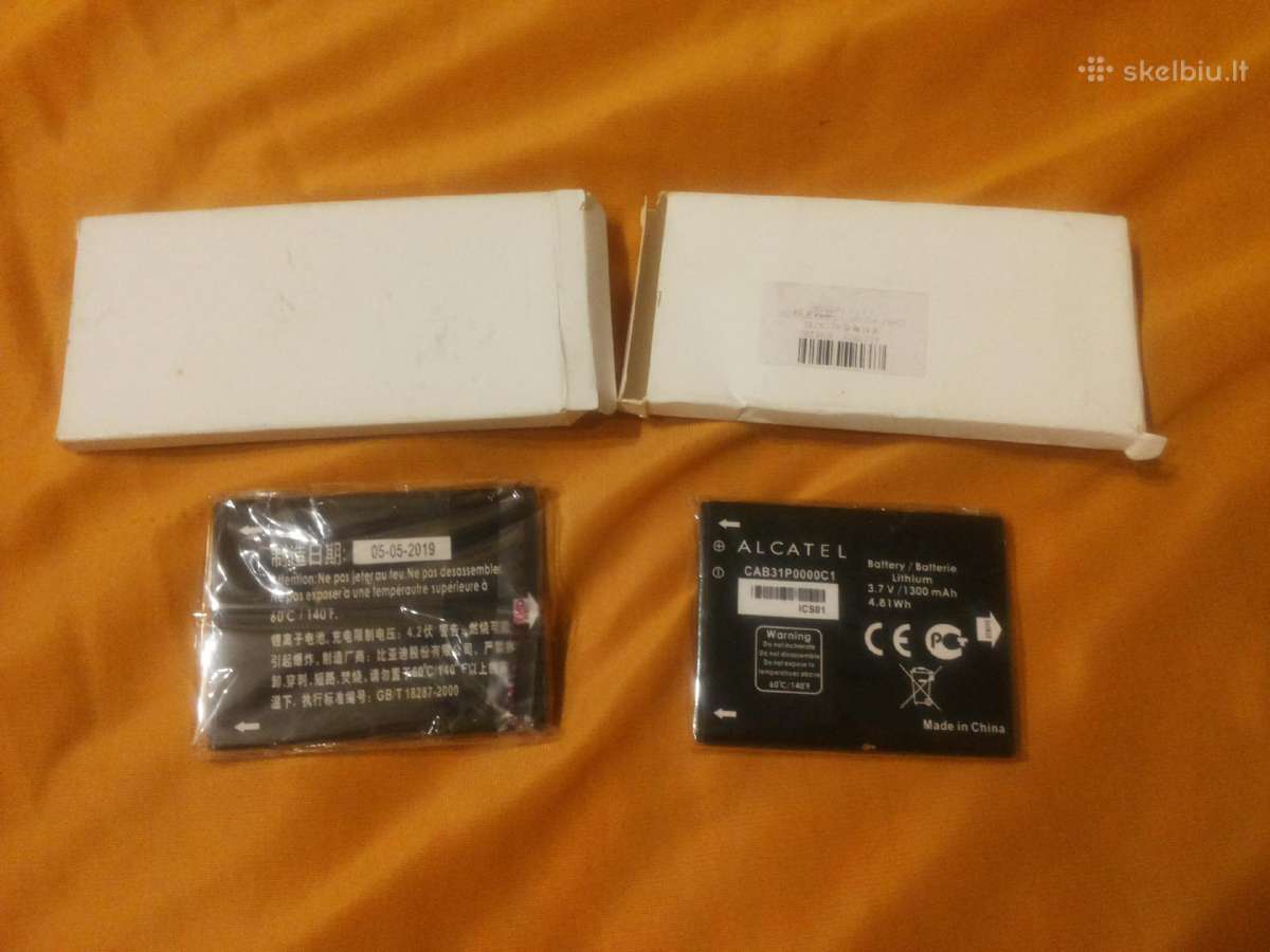 Alcatel akumuliatoris