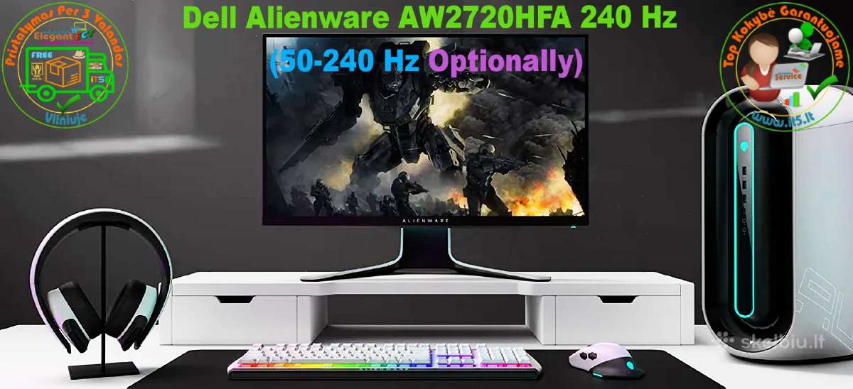 Verslo klasės / Gaming / Monitoriai 17-24-28-40 4k - nuotraukos Nr. 10
