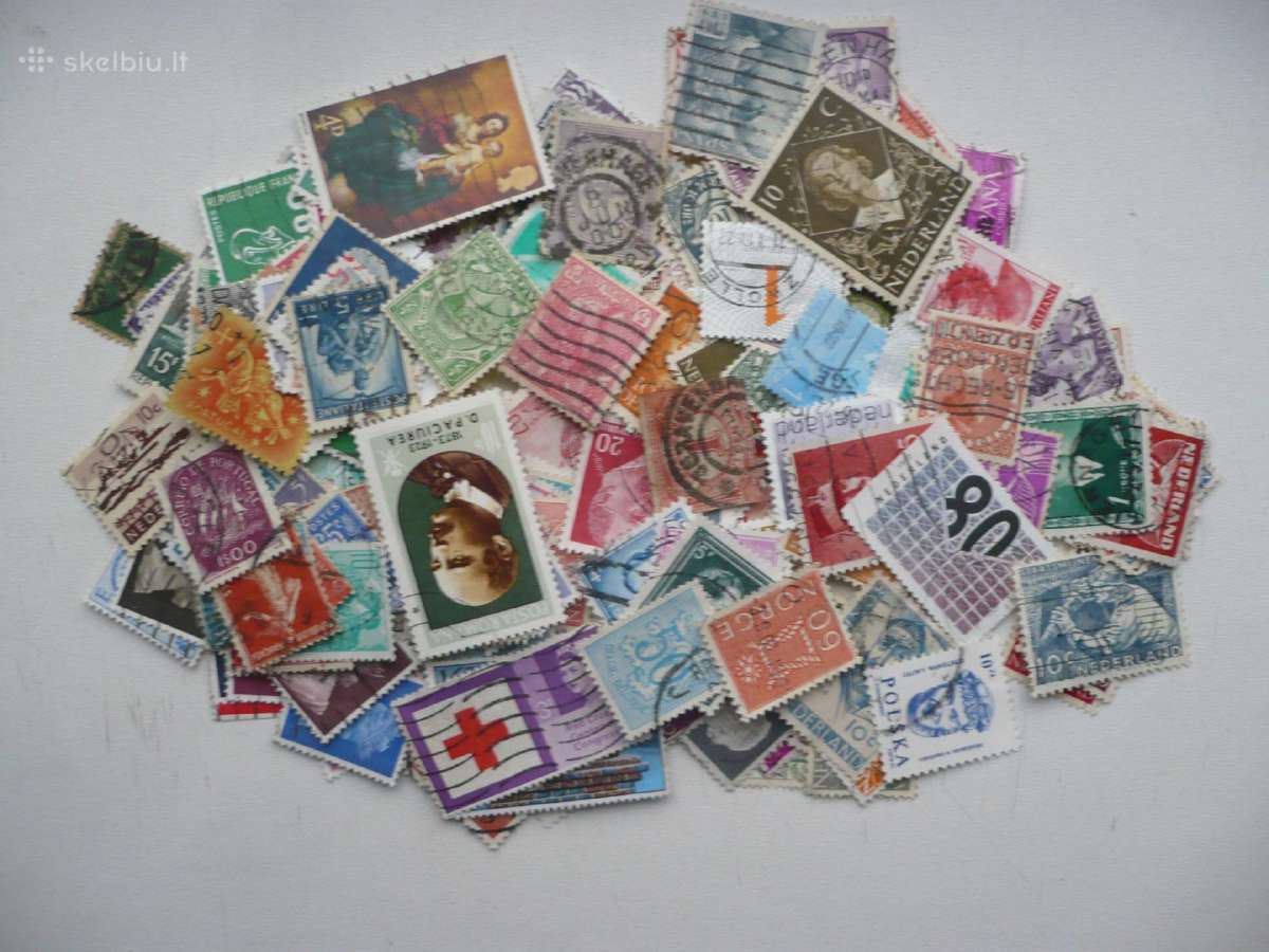 Skirtingu pašto ženklu rinkinys Nr005 ,viso 550vnt