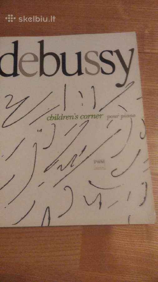 C.debussy natos fortepijonui