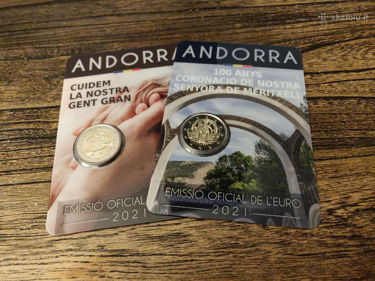 2021 metų Andoros 2 eurų proginės monetos
