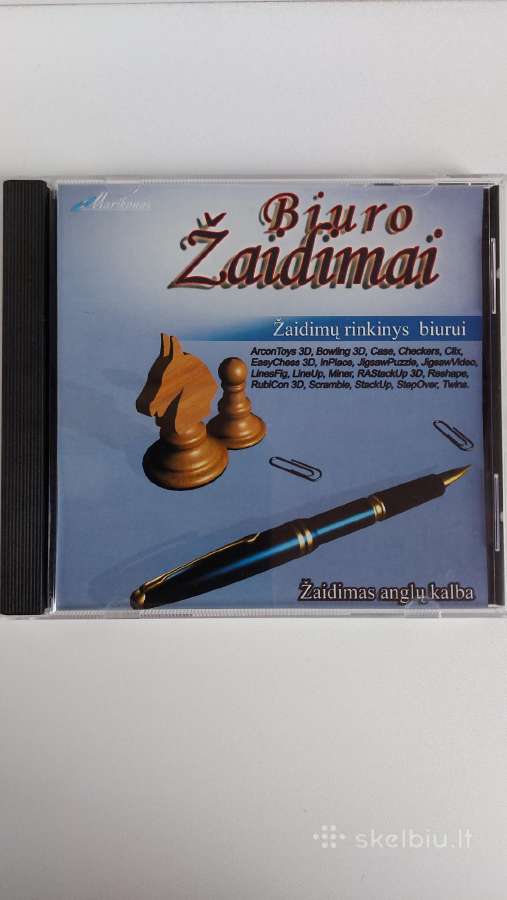 ,Biuro Žaidimai' Pc CD-rom Žaidimų rinkinys