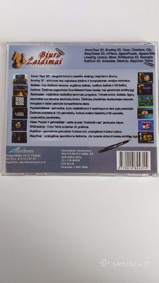 ,Biuro Žaidimai' Pc CD-rom Žaidimų rinkinys - nuotraukos Nr. 2