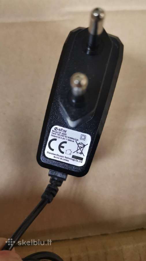 Micro Usb tinklo įkroviklis 5 V 0,5 A - nuotraukos Nr. 4