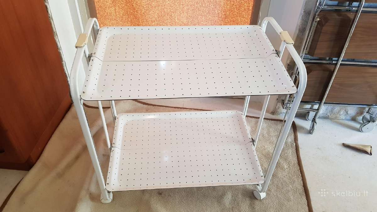 Vintažinis mid century serviravimo staliukas - nuotraukos Nr. 4