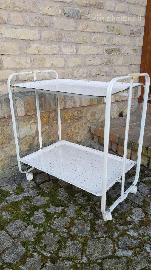 Vintažinis mid century serviravimo staliukas - nuotraukos Nr. 8