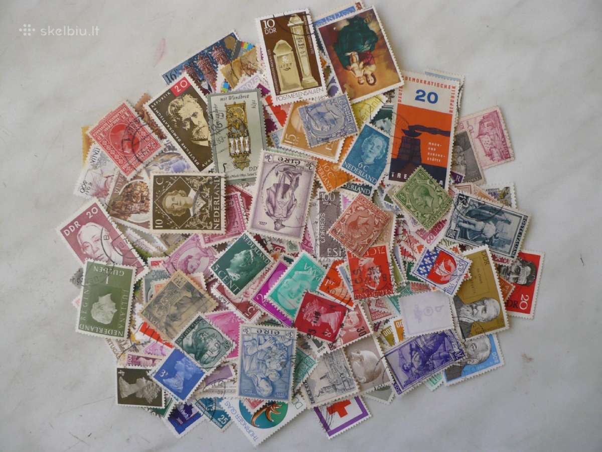 Skirtingu pašto ženklu rinkinys Nr016, viso 550vnt