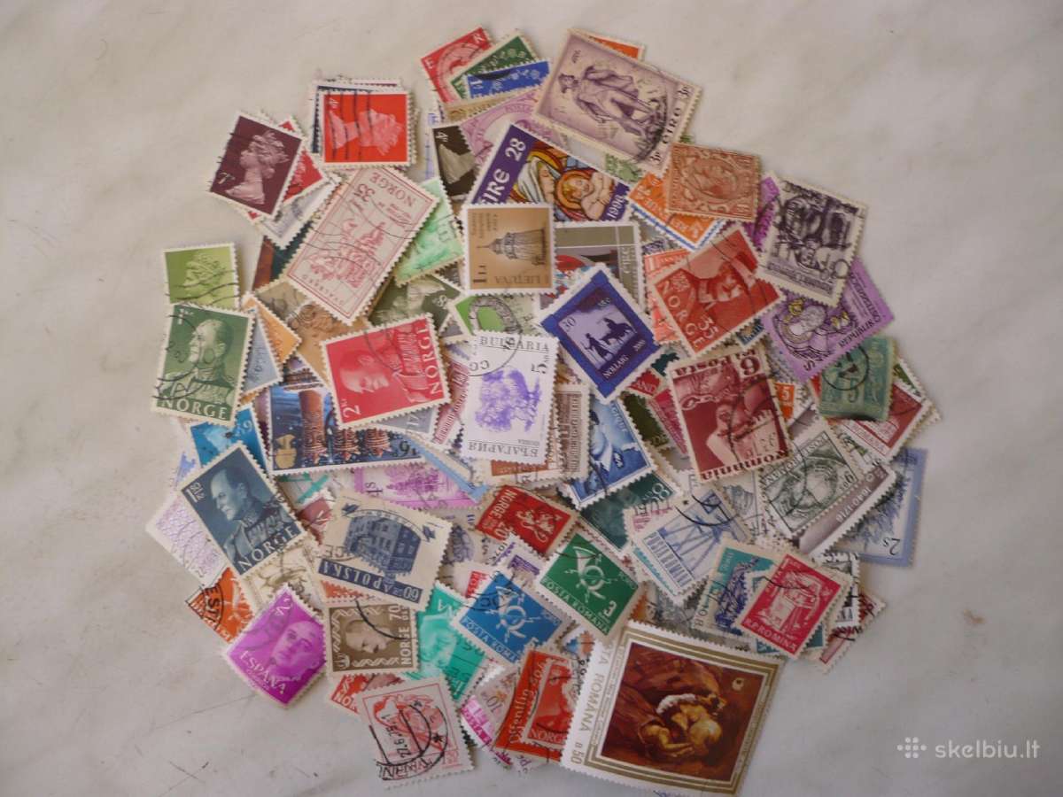 Skirtingu pašto ženklu rinkinys Nr013, viso 450vnt
