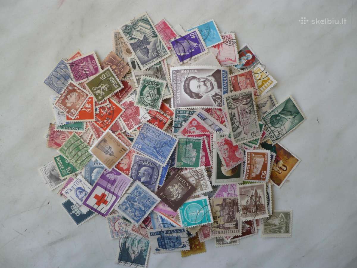 Skirtingu pašto ženklu rinkinys Nr015 ,viso500 vnt