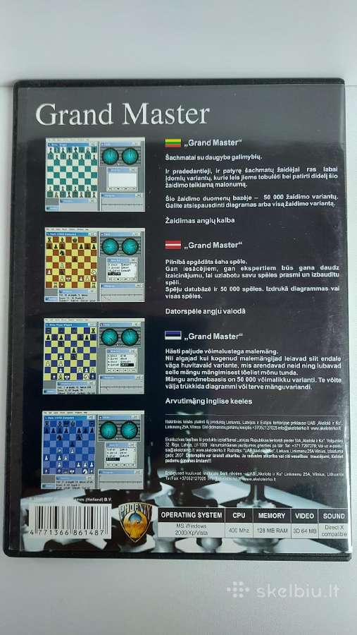 ,Grand Master ' Pc CD-rom (50 000 variantu) 3+ - nuotraukos Nr. 2