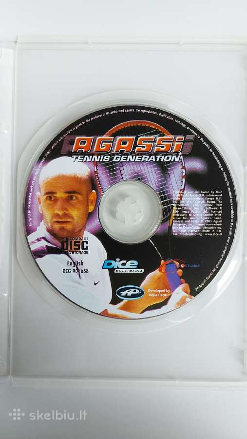 ,Agassi Tenis Generation ' Pc CD-rom Žaidimas 3+ - nuotraukos Nr. 3