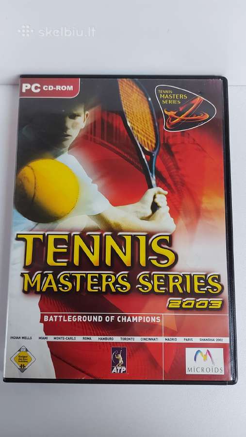 ,Tennis Masters Series ' Pc CD-rom Žaidimas
